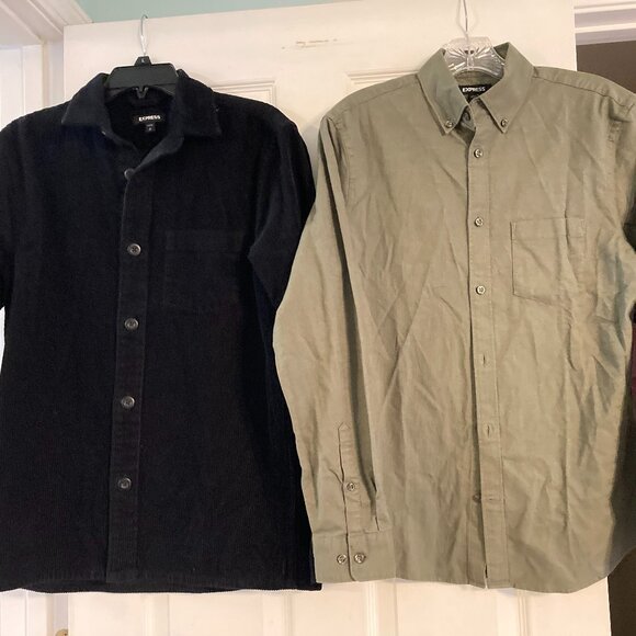 2 New Men's EXPRES long sleeve shirts - Picture 2 of 7
